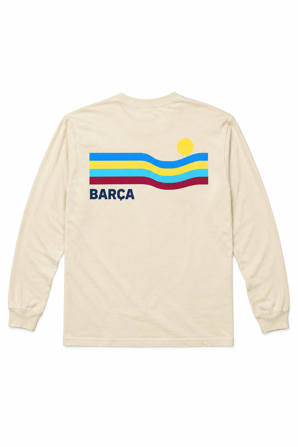 FC Barcelona Long-Sleeve Shirt (Vintage Retro)