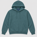 Front view 2 of teal Arizona Jean Co. hoodie on light gray background
