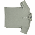 Devon & Jones sage green polo shirt on white background